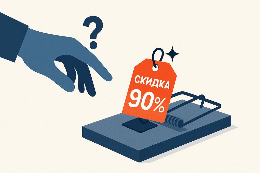 Иллюстрация показывающая ошибочность погони за низкими ценами