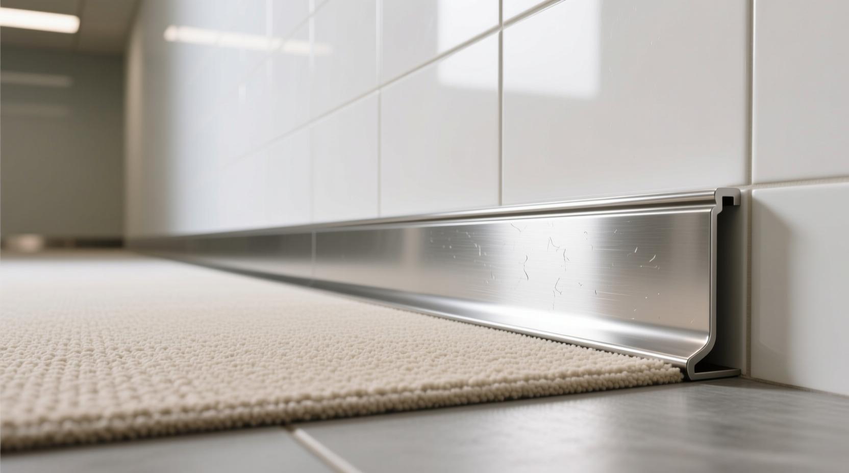 Классический нержавеющий плинтус