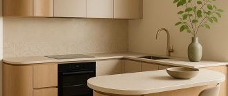 Кухня в стиле модерн гармония формы и функциональности