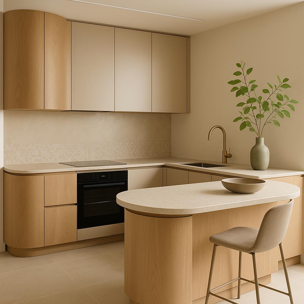 Кухня в стиле модерн гармония формы и функциональности