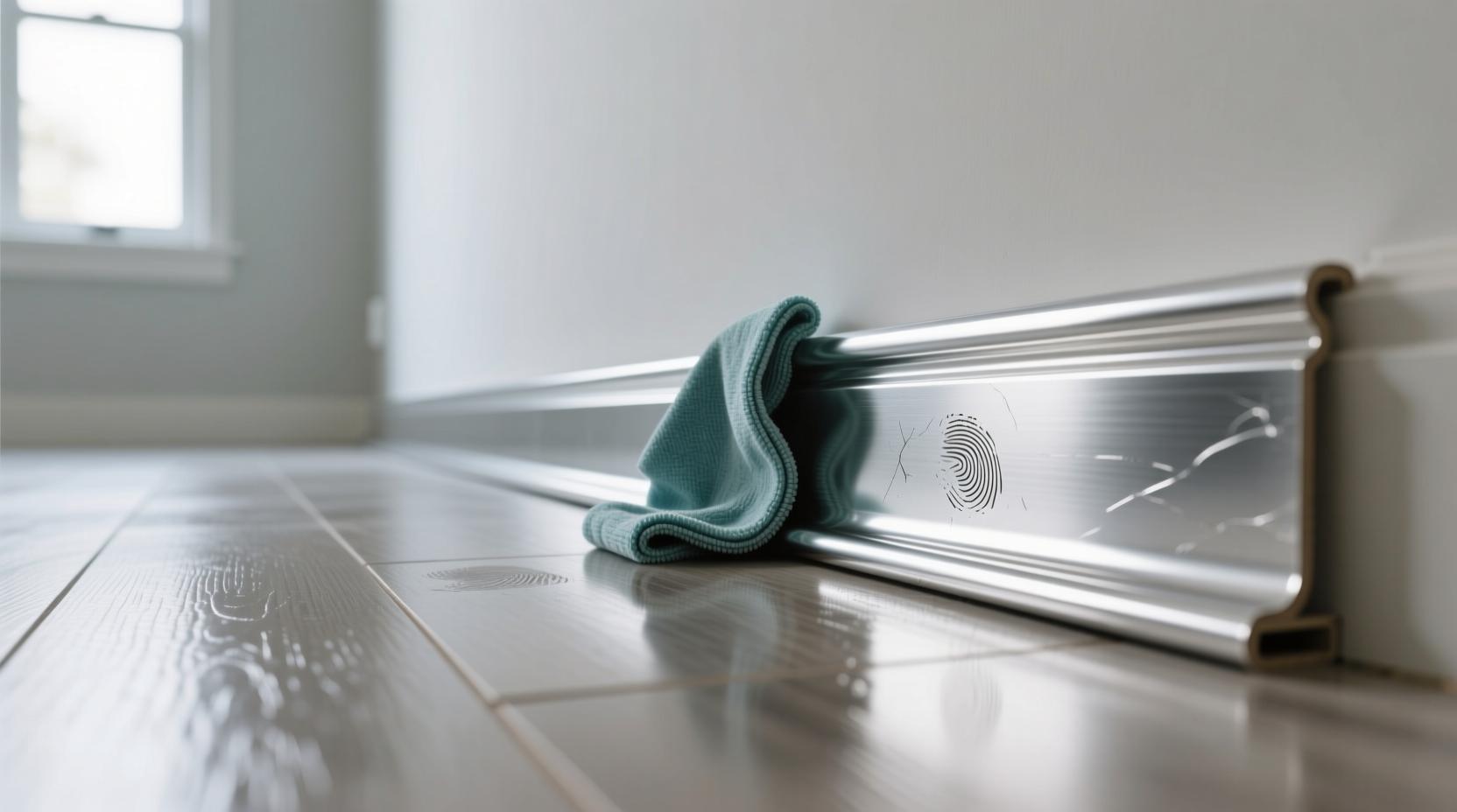 Ошибки при уходе за алюминиевым плинтусом