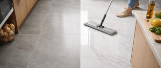 Сравнение глянцевого и матового керамогранита