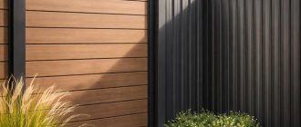 Забор из ДПК или профнастила