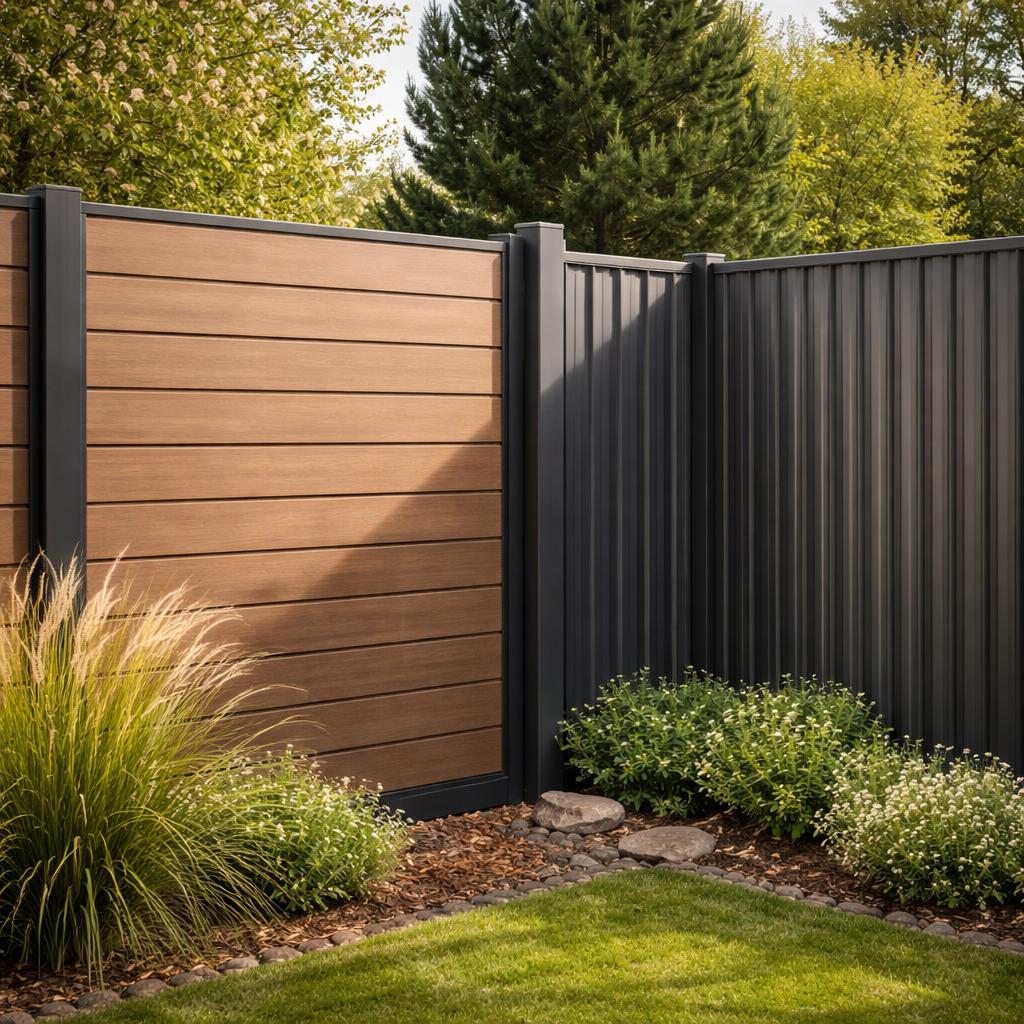 Забор из ДПК или профнастила